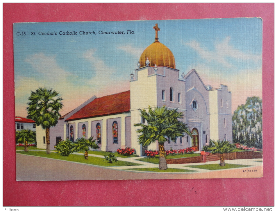 Clearwater,FL--St. Cecilia's Catholic Church--not Mailed--PJ162 - Clearwater