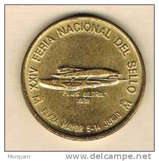 Lupa 1011. MADRID, Feria Nacional Del Sello 1992. Avion Plus Ultra - Other & Unclassified
