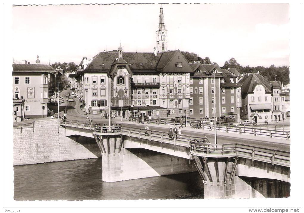 Germany - Bad Tölz - Obb. - Isarbrücke Mit Marienstift - Bad Toelz