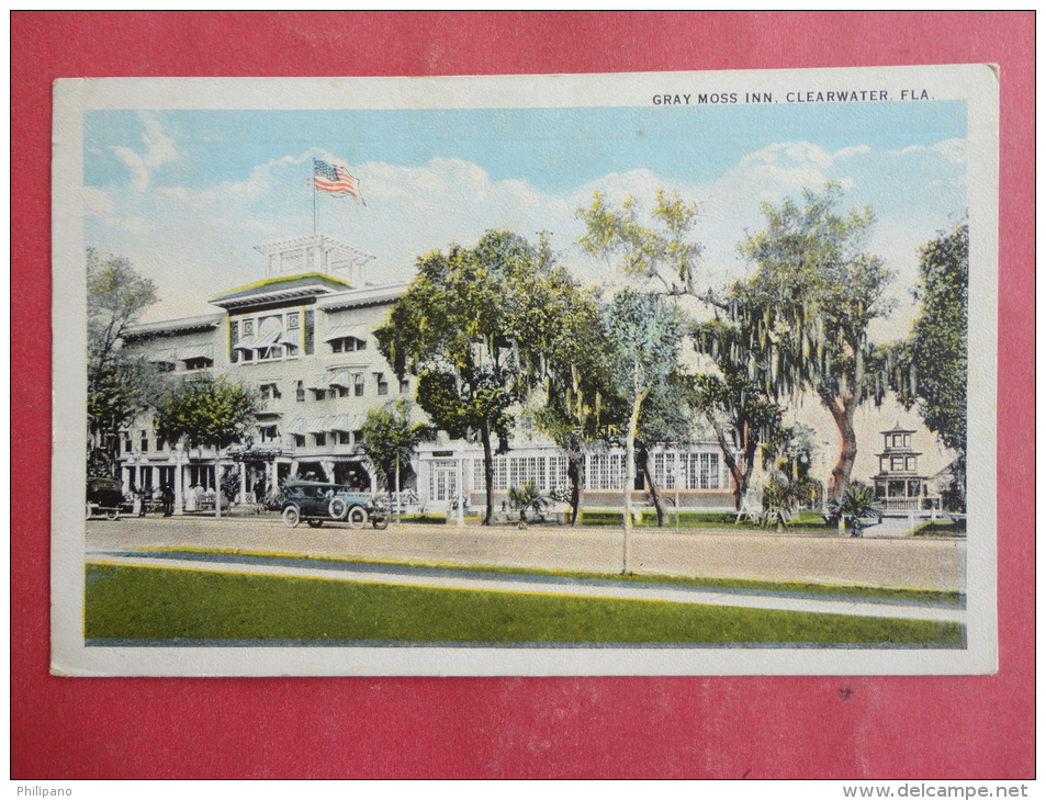 Clearwater,FL--Gray Moss Inn--cancel 1925--PJ163 - Clearwater