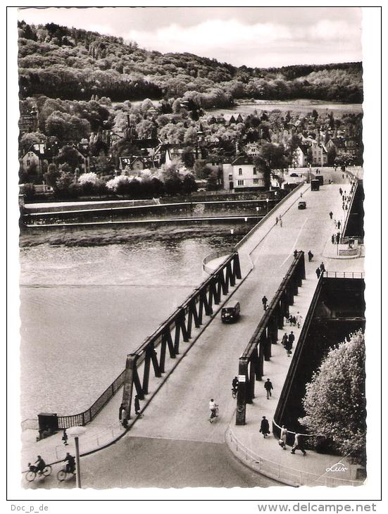 Germany - Hameln A. D. Weser - Blick Vom Münsterkirchturm Auf Weserbrücke Und Klütberg - Hameln (Pyrmont)