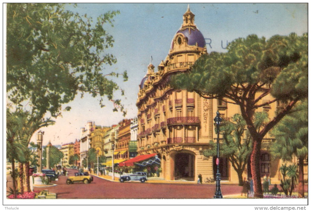 Carte Postale Pour La Belgique-Cérès De Mazelin- YT-676 & 680- 1947-- Nice -Hôtel Ruhl-exp. Vers Neufvilles (Soignies) - 1945-47 Ceres De Mazelin