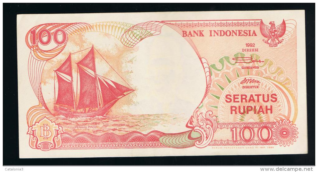 INDONESIA -  100 Rupias 1992  Circulado  P-127 - Indonesia