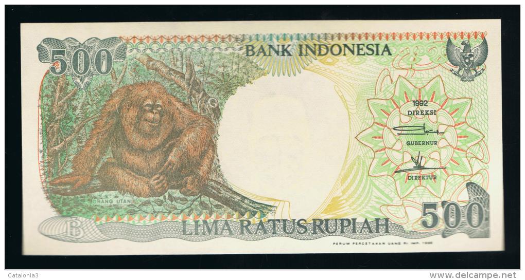 INDONESIA -  500 Rupias 1992 (95)  SC   P-128 - Indonesia