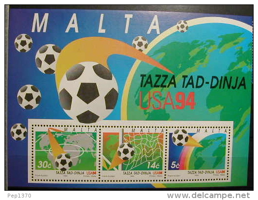 MALTA 1994 - WORLD CHAMPIONSHIP FOOTBALL USA 94 - YVERT BLOCK N&ordm; 14 - 1994 – USA