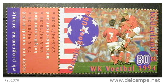 HOLANDA 1994 NETHERLAND - WORLD CHAMPIONSHIP FOOTBALL USA 94 - YVERT N&ordm; 1480 - 1994 – USA