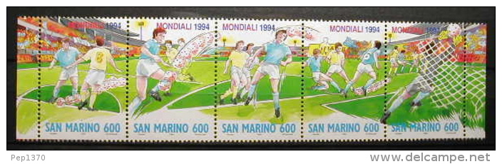 SAN MARINO 1994  - WORLD CHAMPIONSHIP FOOTBALL USA 94 - YVERT N&ordm; 13790-1374 - 1994 – USA