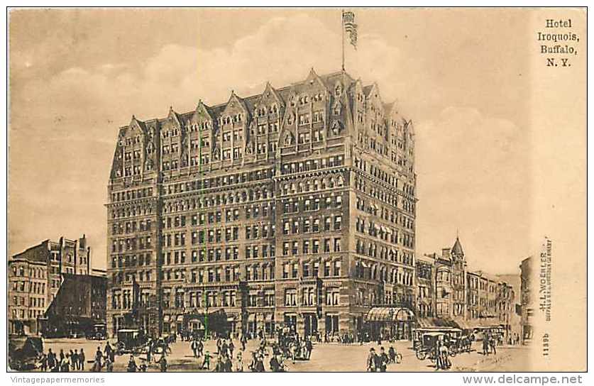 209703-New York, Buffalo, Iroquois Hotel, H.L. Woehler No 1139 B - Buffalo