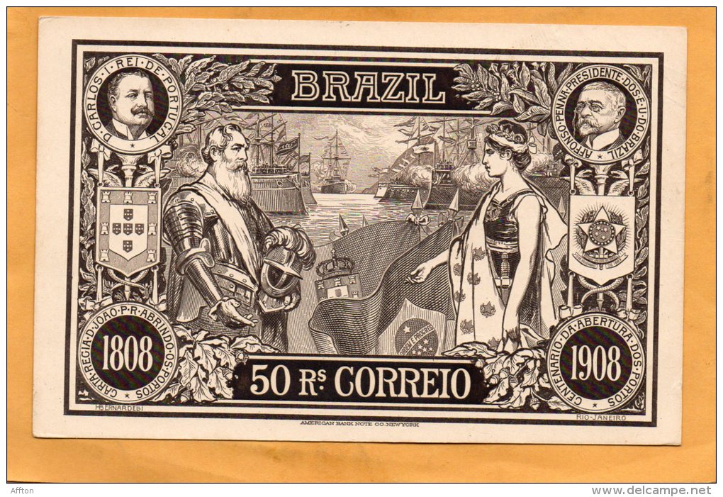 Brazil Exposicao Nacional 1908 Used - Postwaardestukken