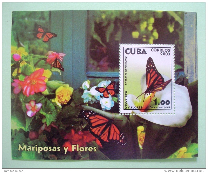 Cuba 2003 Butterflies MINT S.s. - Neufs