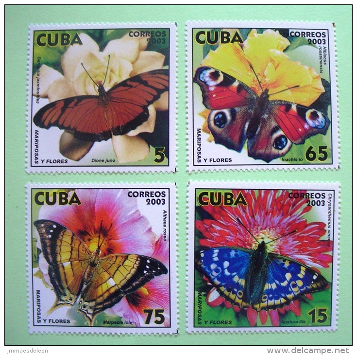 Cuba 2003 Butterflies MINT Stamps - Full Set - Unused Stamps