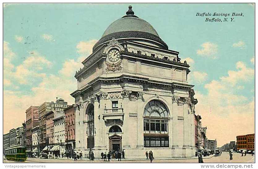 209739-New York, Buffalo, Buffalo Savings Bank, 1912 PM, No A-6217 - Buffalo