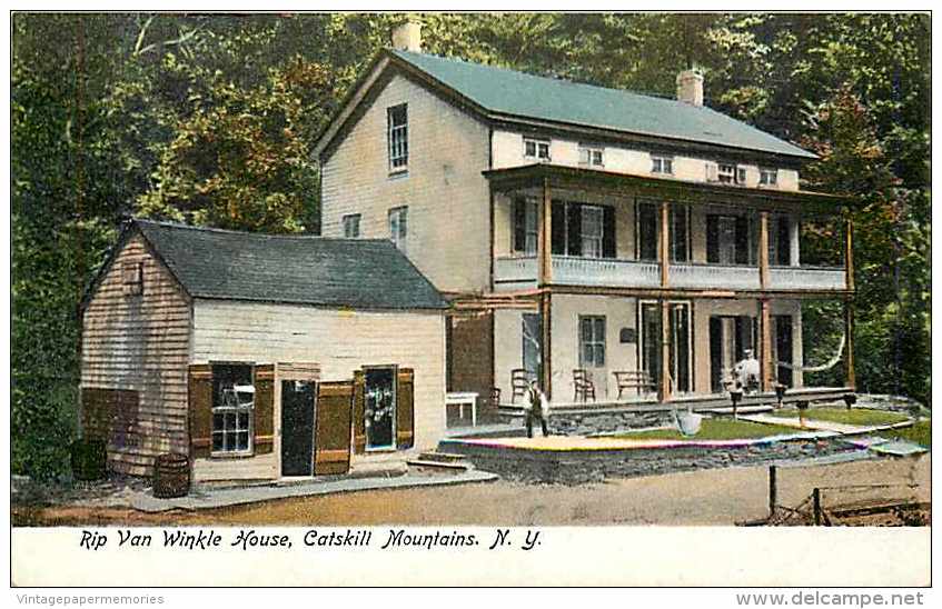 209753-New York, Catskill Mountains, Rip Van Winkle House, Illustrated Postal Card Co No 28-22 - Catskills