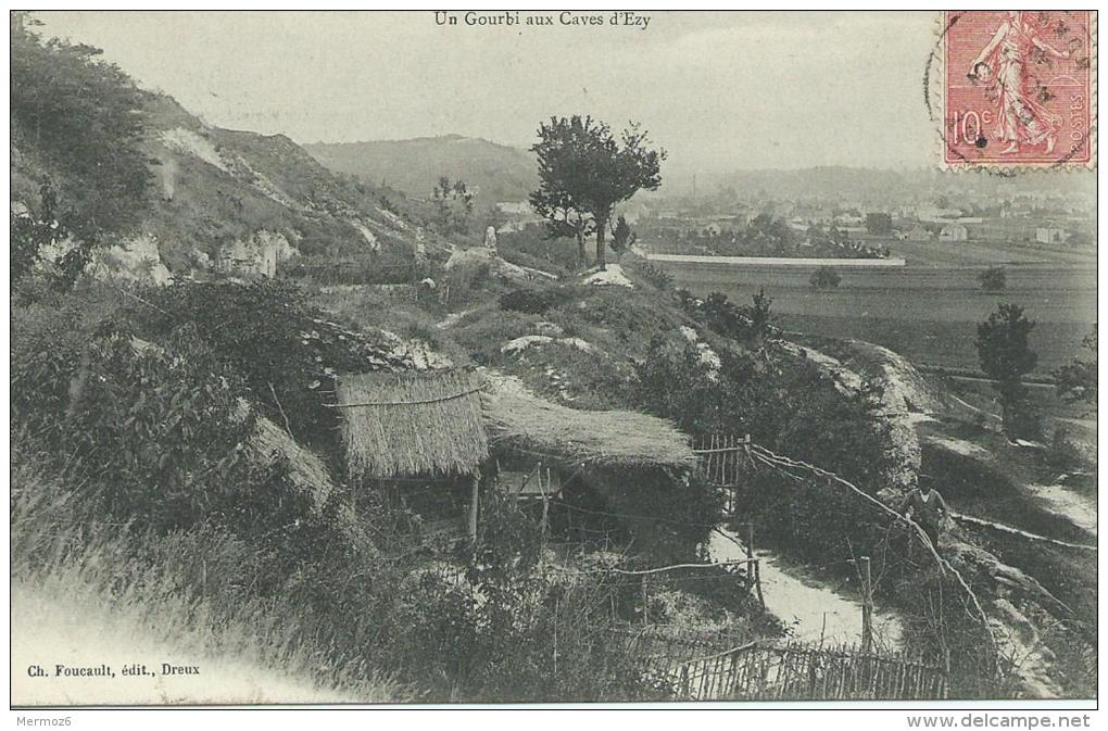 Un Gourbi Aux Caves D’ Ezy Foucault Edit 1905 - Autres & Non Classés