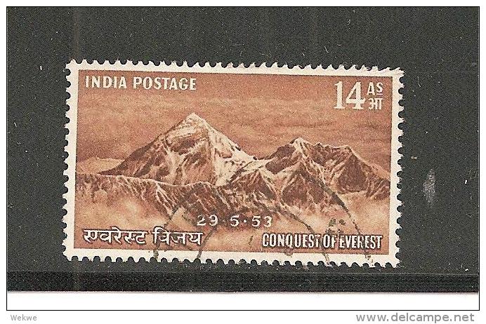 IrMi.Nr.229/  INDIEN - Mont Everest 1953  O, Gestempelt - Oblitérés