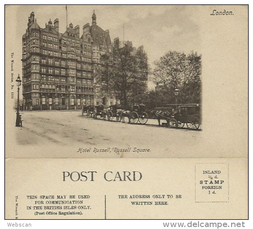 PC London Russell Square & Hotel Russell ~1905 #10 - Other & Unclassified