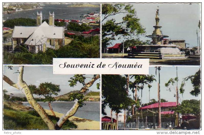 Nouvelle-Calédonie – Souvenir De Nouméa (multivues) : Cathédrale, Hôtel De Ville, Anse Vata, … - Nouvelle Calédonie