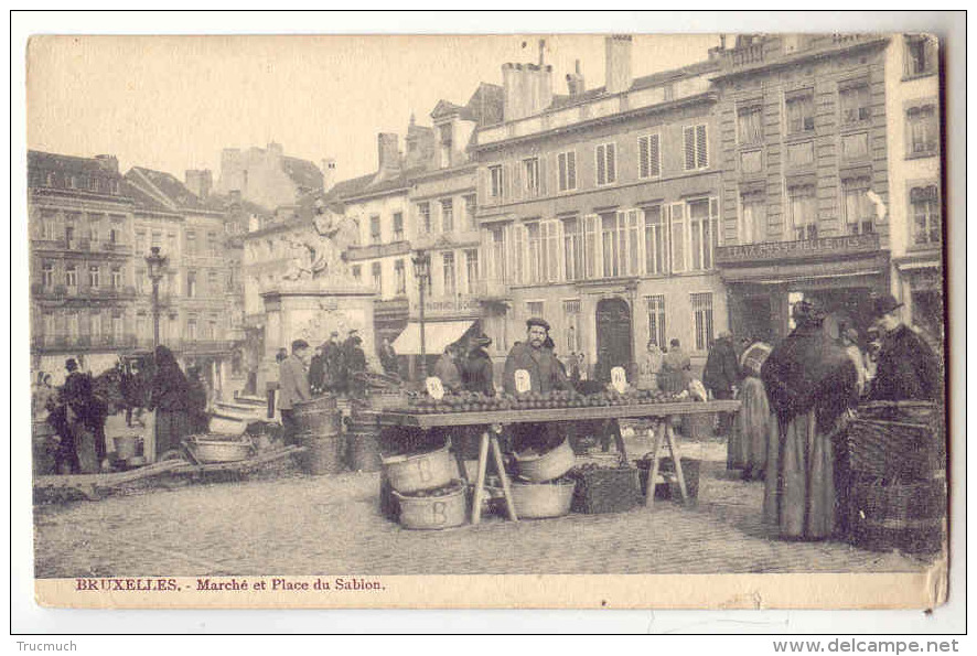 E2046 - Bruxelles - Marché Et Place Du Sablon - Märkte