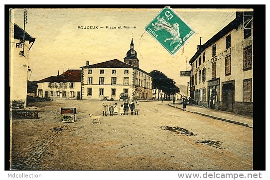 88 POUXEUX / Place Et Mairie / - Pouxeux Eloyes