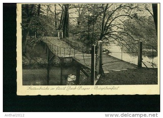 Burgsteinfurt Steinfurt Kettenbrücke Brücke Im Fürstl. Park Bagno Sw 30er - Steinfurt