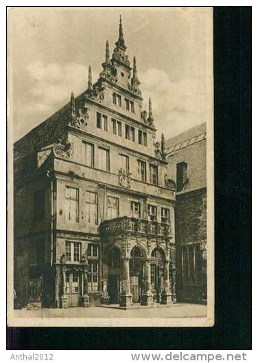 Münster Westfalen Stadtweinhaus 26.5.1922 Nach Lügde Kupfertiefdruck - Muenster