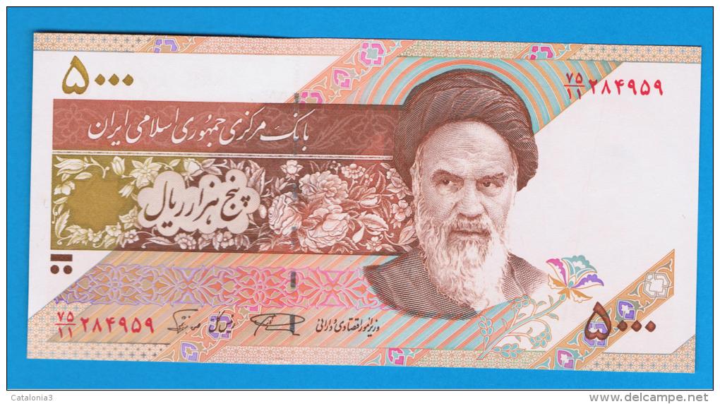 IRAN -  5000 Rials SC  ND  P-143  # Ver Firmas # - Irán