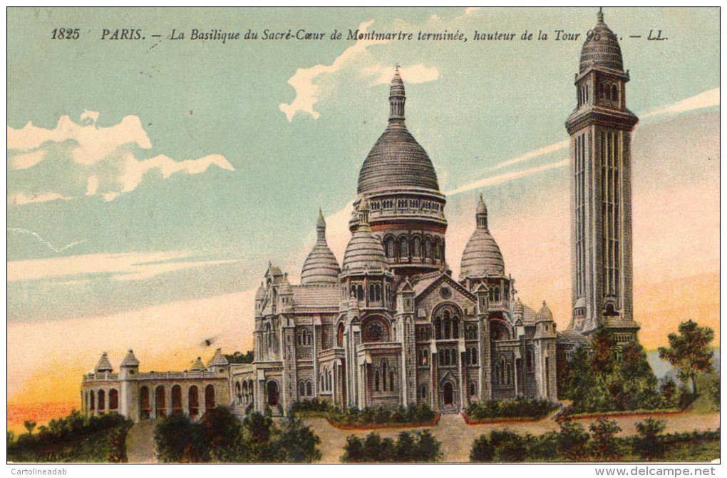 [DC8909] FRANCIA - PARIGI - LA BASILICA DEL SACRO CUORE - Viaggiata - Old Postcard - Ile-de-France