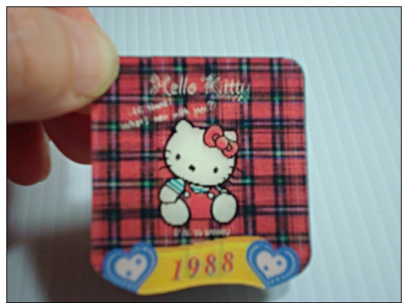 Hello Kitty Magnet  1 Pc With Multiple Patterns - 1988 - Magnets