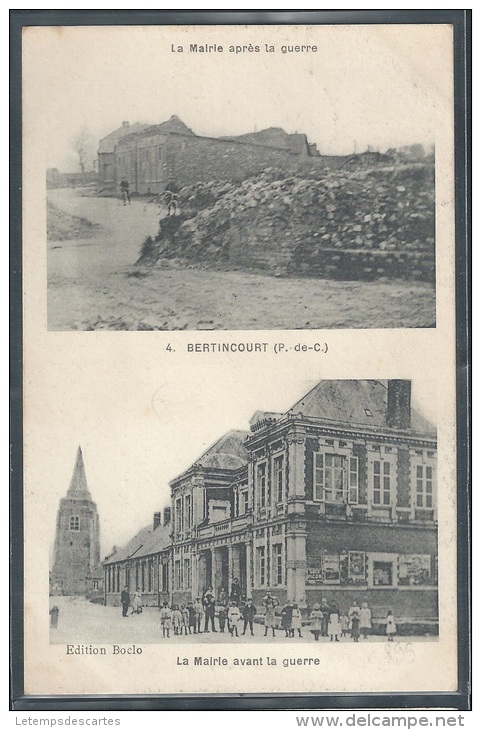 - CPA 62 - Bertincourt, La Mairie - Bertincourt