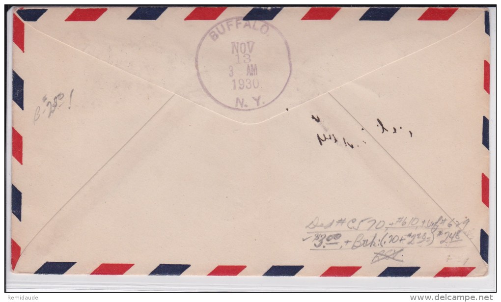 USA - 1930 - POSTE AERIENNE - ENVELOPPE AIRMAIL De DURANT ( OKLAHOMA ) - DEDICATION - - 1c. 1918-1940 Lettres