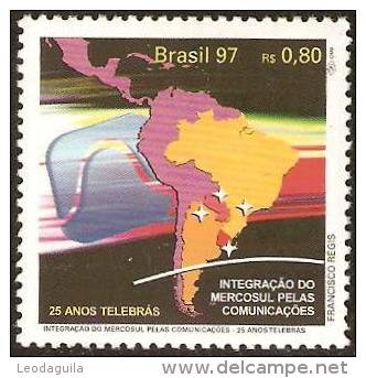 BRAZIL #2648  MERCOSUR  COMMUNICATION   - 1997 - Unused Stamps