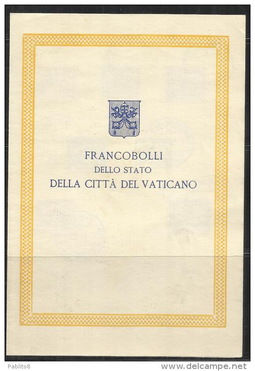 VATICANO VATIKAN VATICAN 1939 SEDE VACANTE SERIE COMPLETA TIMBRATA USED SU BOLLETTINO UFFICIALE - Blocs & Feuillets