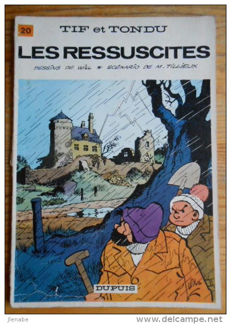 TIF ET TONDU N°20 " LES RESSUSCITES "  EO 1973 - Tif Et Tondu