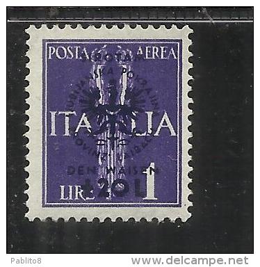 OCCUPAZIONE ITALIANA LUBIANA TEDESCA 1944 PRO ORFANI SOPRASTAMPATO D´ ITALIA ITALY OVERPRINTED LIRE 1 + 20 LIRE  MNH - Occ. Allemande: Lubiana