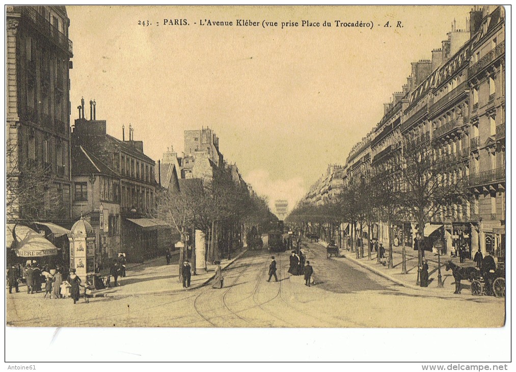 PARIS --Avenue Kléber (Vue Du Trocadéro ) - Arrondissement: 07