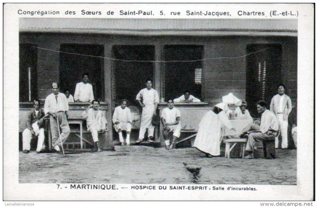 MARTINIQUE - HOSPICE DU SAINT ESPRIT - SALLE DES INCURABLES - Autres & Non Classés