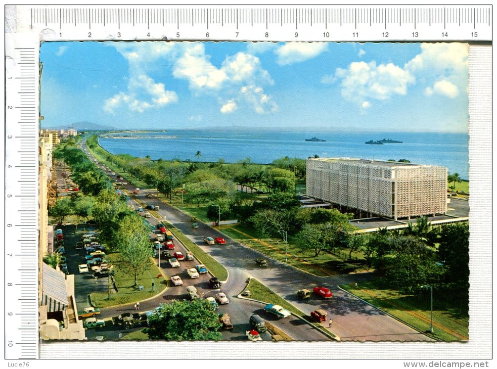 PHILIPPINES -  MANILA -  Roxas Boulevard And The American Embassy - Filipinas