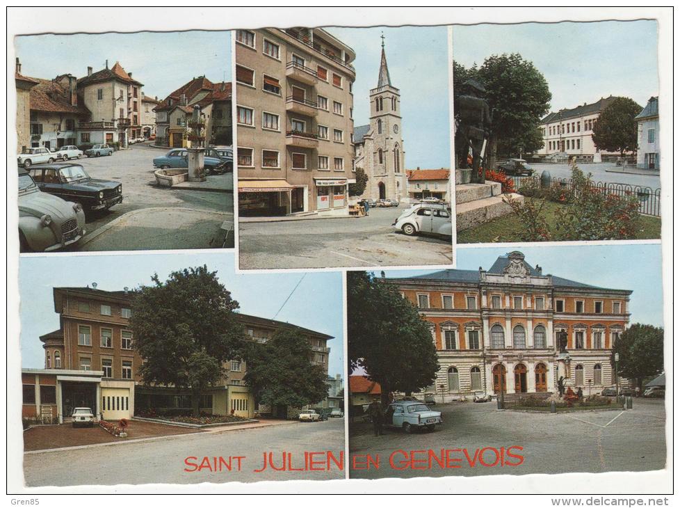 CPSM MULTIVUES ST SAINT JULIEN EN GENEVOIS, HAUTE SAVOIE 74 - Saint-Julien-en-Genevois