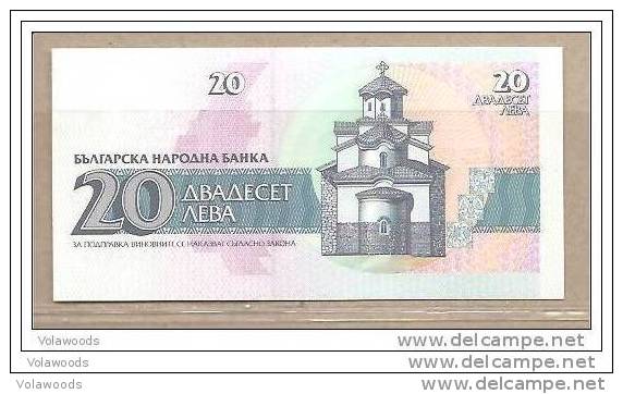 Bulgaria - Banconota Non Circolata Da 20 Lev P-100 - 1991 - Bulgarije