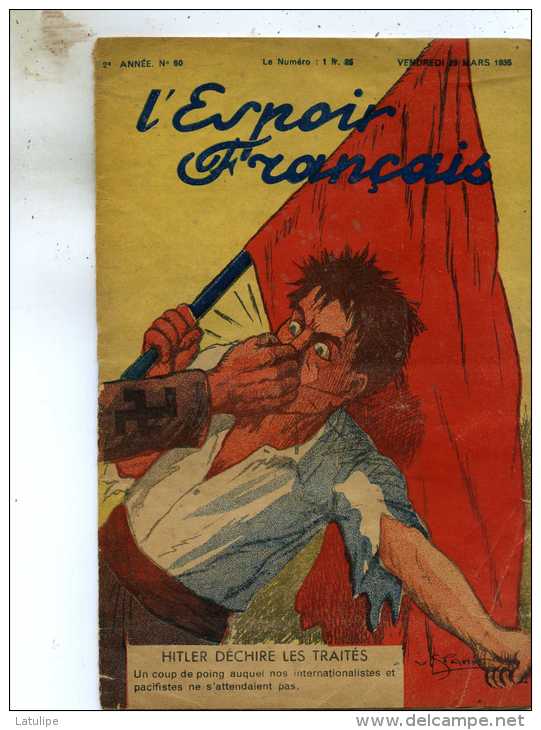 Livre L"Animateur Des Temps Nouveaux  Chaque Semaine Du  No 60 (du Vendredi 29-3 -1935) 24 Pages - Andere & Zonder Classificatie