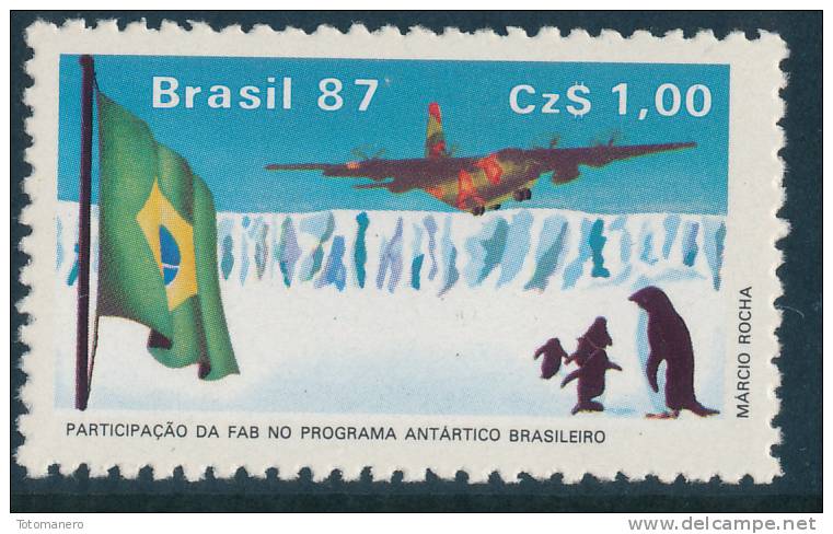 BRAZIL 1987 Brazilian Antarctic Program MNH** - Antarctic Expeditions