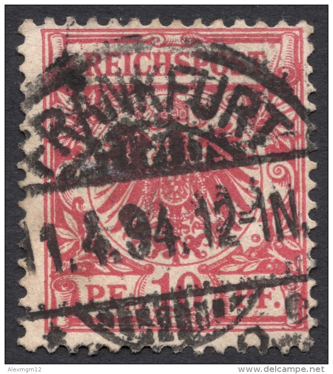 Germany, 3 Stamps: 5 Pf., 10 Pf. 1889, Sc # 47, 48, Mi # 46, 47, Used (2) - Oblitérés