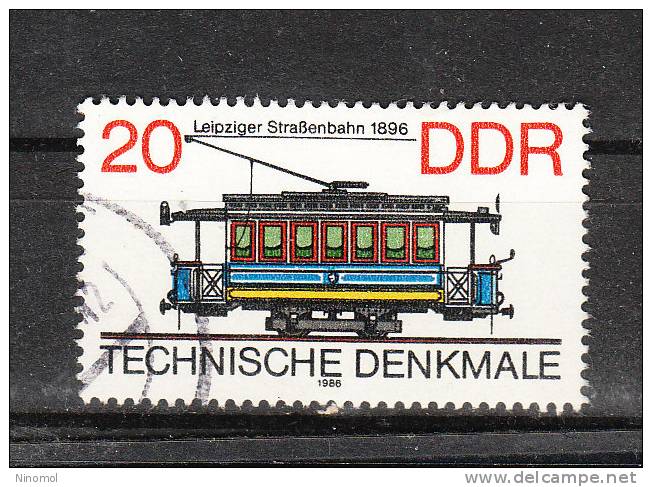 Germania Orientale  -  1986.  Tramway Del 1896.  History Of Railways - Strassenbahnen