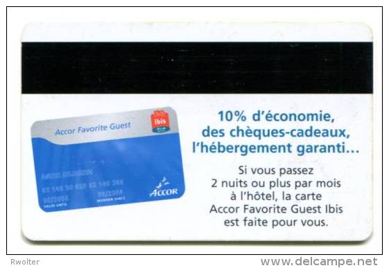 @ + CLEF D´HÔTEL : IBIS - FRANCE : CONTRAT SATISFACTION. - Hotel Key Cards