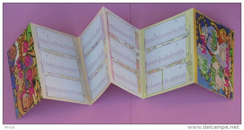 2000 - NOEL SOUS LE SIGNE DE LA CHANCE - CALENDRIER ACCORDEON - UN SIECLE D'HISTOIRE - JEU ? (3 Scans) - Autres & Non Classés