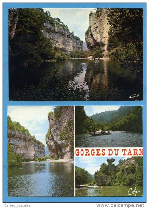 Gorges du TARN lot de 47 cartes postales + 1 guide illustré en couleurs