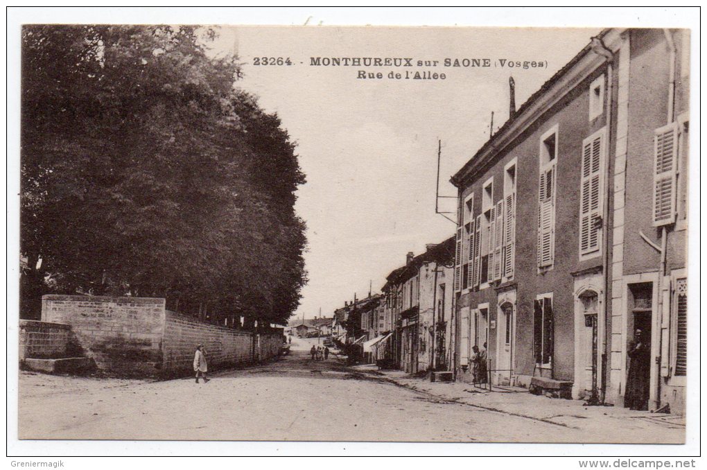 Cpa 88 - Monthureux Sur Saône (Vosges) - Rue De L'allée - Monthureux Sur Saone