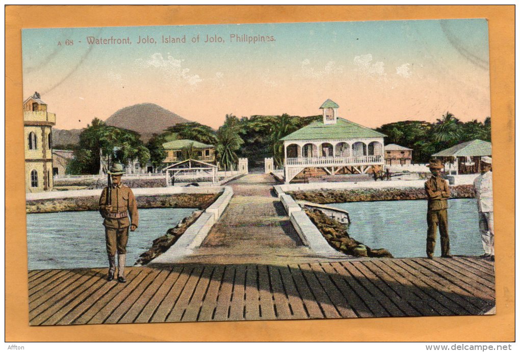 Jolo Island Of Jolo 1905 Philippines Postcard - Philippines