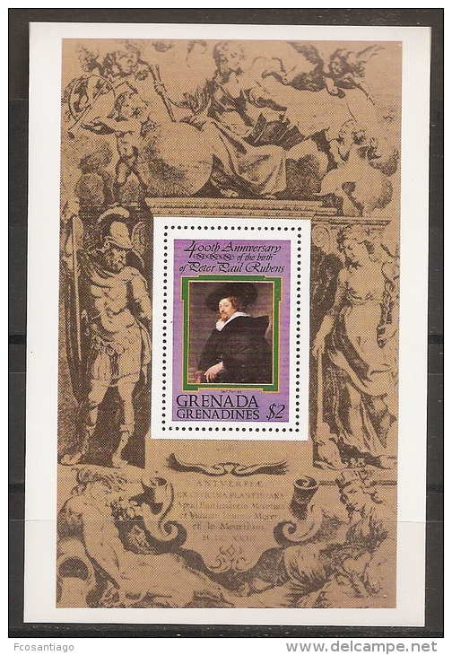 PINTURA/RUBENS - GRENADINES 1978 - Yvert #H34 - MNH ** - Rubens