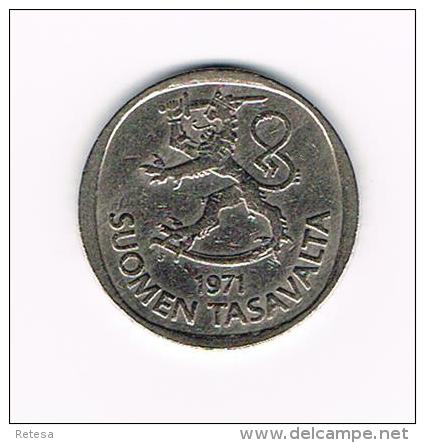 - FINLAND  1 MARKKA 1971 - Finlande